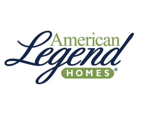 American legend holes logo with a white background